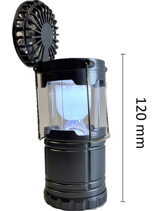 Lantern Tent Light With Fan